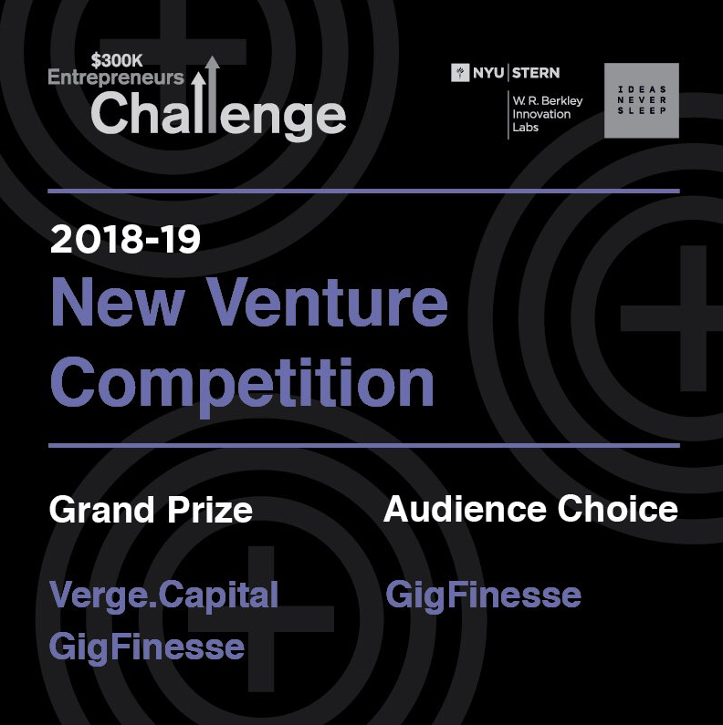 Verge.Capital off to $300K Entrepreneurs Challenge Finals